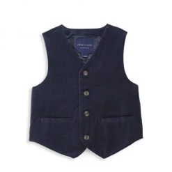 Janie And Jack Little Boy's & Boy's Plush Velvet Suit Vest For Kids
