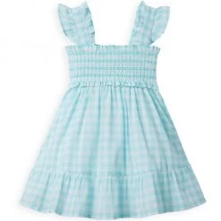Janie And Jack Little Girl's & Girl's The Emily Gingham Smocked Dress For Kids