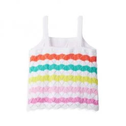 Janie And Jack Little Girl's & Girl's Sleeveless Stripe Knit Top For Kids -Janie and Jack And Sea Sales 2022 unnamed file 154