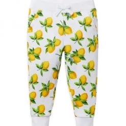 Janie And Jack Little Girl's & Girl's Lemon Print Joggers For Kids