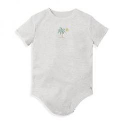 Janie And Jack Baby Boy's Embroidered Elephant Palm Tree Bodysuit For Kids