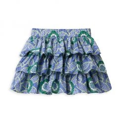 Little Girl's & Girl's Kaavia James X Janie And Jack Floral Block Print Skirt For Kids