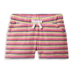 Little Girl's & Girl's Kaavia James X Janie And Jack Striped Terry Shorts For Kids