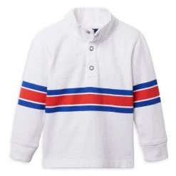 Janie And Jack Little Boy's & Boy's Stripe Mockneck Sweatshirt For Kids