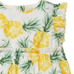 Janie And Jack Baby Girl's Pineapple Print Bubble Romper For Kids -Janie and Jack And Sea Sales 2022 unnamed file 239