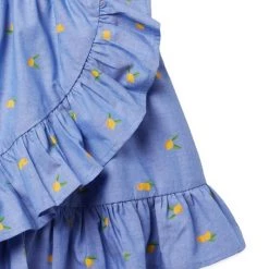 Janie And Jack Little Girl's & Girl's Lemon Print Ruffle Dress For Kids -Janie and Jack And Sea Sales 2022 unnamed file 248
