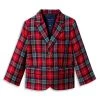 Janie And Jack Little Boy's & Boy's Plaid Wool Blazer For Kids