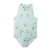 Janie And Jack Girl's Floral Ruffle Neck Swimsuit For Kids -Janie and Jack And Sea Sales 2022 unnamed file 260