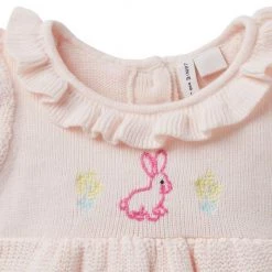 Janie And Jack Baby Girl's Embroidered Bunny Sweater Romper For Kids -Janie and Jack And Sea Sales 2022 unnamed file 283