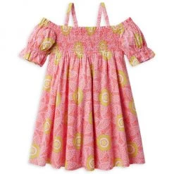 Little Girl's & Girl's Kaavia James X Janie And Jack Floral Block Print Dress For Kids