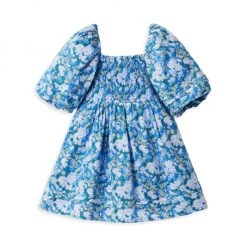 Janie And Jack Little Girl's & Girl's Floral Smocked Dress For Kids