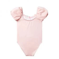 Janie And Jack Little Girl's & Girl's Rosette Puff Sleeve One-Piece Swimsuit For Kids -Janie and Jack And Sea Sales 2022 unnamed file 318