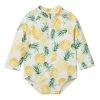 Janie And Jack Baby Girl's Pineapple Print Rashguard One-Piece For Kids -Janie and Jack And Sea Sales 2022 unnamed file 325
