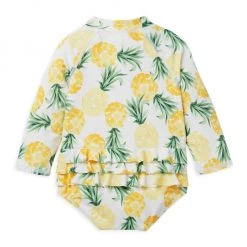 Janie And Jack Baby Girl's Pineapple Print Rashguard One-Piece For Kids -Janie and Jack And Sea Sales 2022 unnamed file 326