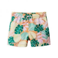 Janie And Jack Little Girl's & Girl's Tropical Swim Trunks For Kids