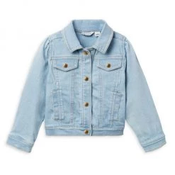 Janie And Jack Little Girl's & Girl's Embroidered Denim Jacket For Kids
