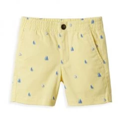 Janie And Jack Little Boy's & Boy's Sailboat Twill Shorts For Kids