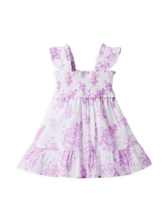 Janie And Jack Little Girl's & Girl's Emily Floral Smocked Dress For Kids 3 Janie And Jack Little Girl's & Girl's Emily Floral Smocked Dress For Kids