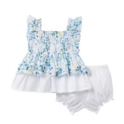 Janie And Jack Baby GIrl's Floral Smocked 2-Piece Set For Kids -Janie and Jack And Sea Sales 2022 unnamed file 385