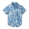 Janie And Jack Little Boy's & Boy's Palm Button-Down Poplin Shirt For Kids