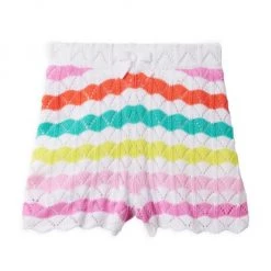 Janie And Jack Little Girl's & Girl's Striped Sweater Shorts For Kids