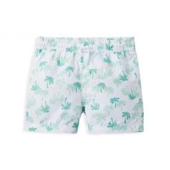 Janie And Jack Little Boy's & Boy's Palm Tree Swim Trunks For Kids