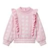 Janie And Jack Little Girl's & Girl's Heart Ruffle Sweater For Kids -Janie and Jack And Sea Sales 2022 unnamed file 448