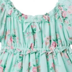 Janie And Jack Little Girl's & Girl's Floral Chiffon Puff-Sleeved Dress For Kids -Janie and Jack And Sea Sales 2022 unnamed file 469