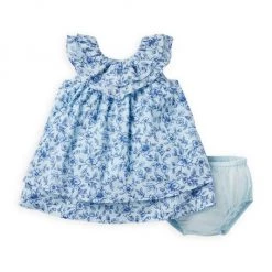 Janie And Jack Baby Girl's Floral Layered Dress For Kids