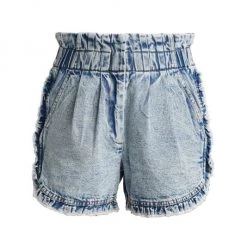 Sea Denim Ruffle Shorts