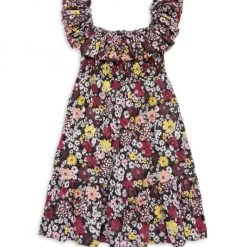 Sea Little Girl's & Girl's Gitte Print Smocked Dress For Kids