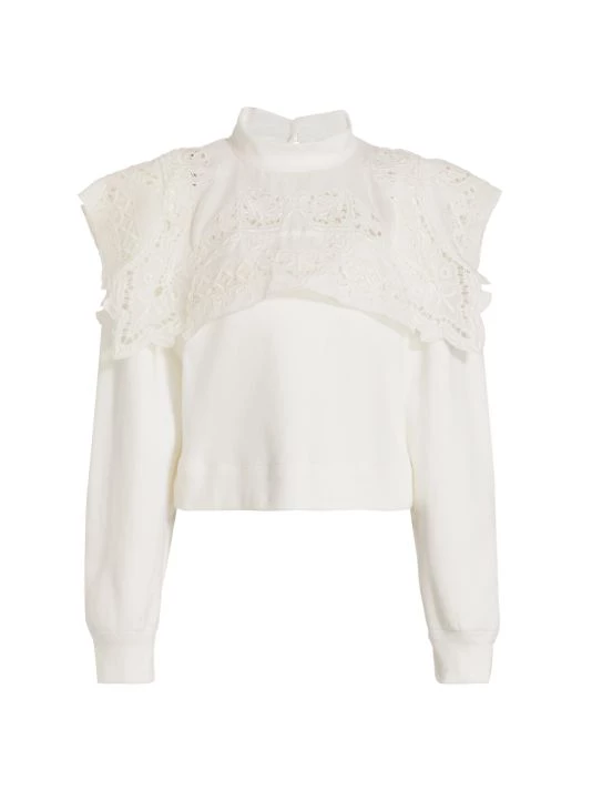 Sea Anita Eyelet-Collar Sweatshirt 3 Sea Anita Eyelet-Collar Sweatshirt