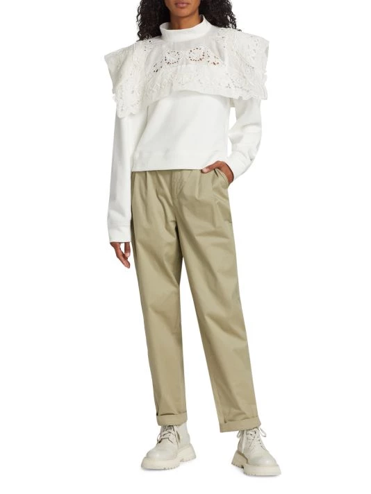 Sea Anita Eyelet-Collar Sweatshirt 4 Sea Anita Eyelet-Collar Sweatshirt - Image 2