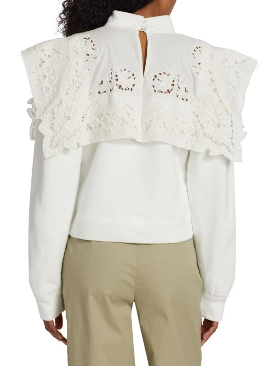 Sea Anita Eyelet-Collar Sweatshirt 7 Sea Anita Eyelet-Collar Sweatshirt - Image 5
