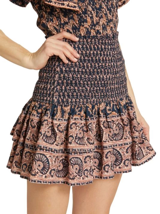 Sea Jasper Tiered Miniskirt 6 Sea Jasper Tiered Miniskirt - Image 4