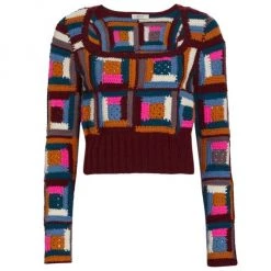 Sea Camryn Crocheted Sweater