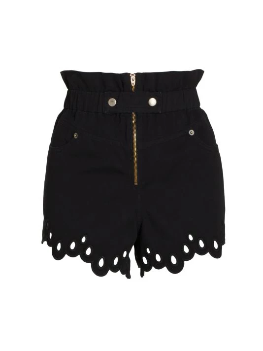 Sea Lee Embroidered Shorts Black 6 Sea Lee Embroidered Shorts Black - Image 4