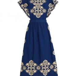 Sea Manuela Embroidered Midi-Dress Cream -Janie and Jack And Sea Sales 2022 unnamed file 638