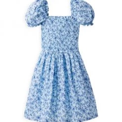 Janie And Jack Girl's Wallpaper Smocked Sundress For Kids