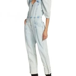 Sea Birdie Bleached Denim Jumpsuit -Janie and Jack And Sea Sales 2022 unnamed file 643