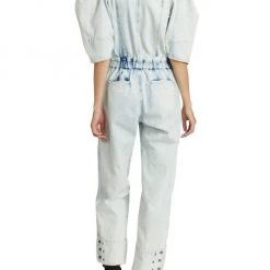 Sea Birdie Bleached Denim Jumpsuit -Janie and Jack And Sea Sales 2022 unnamed file 644