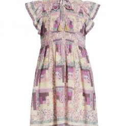 Sea Naya Flutter-Sleeve Dress