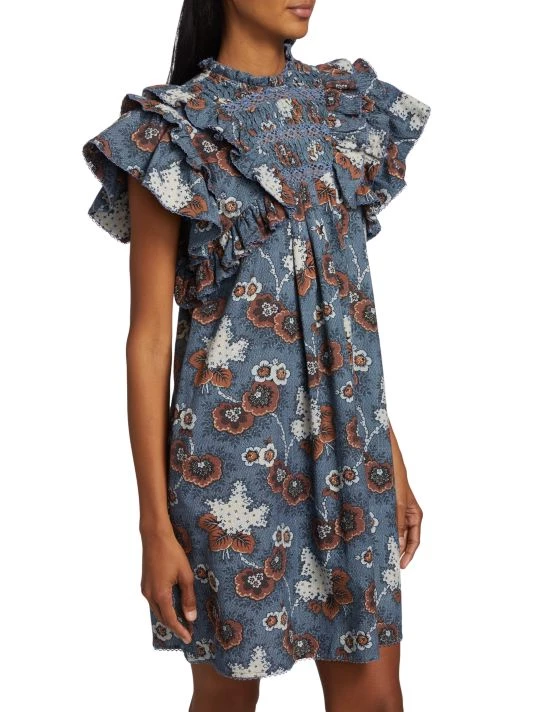 Sea Lucinda Seersucker Mini Dress 6 Sea Lucinda Seersucker Mini Dress - Image 4