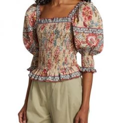 Sea Tess Smocked Puff-Sleeve Top -Janie and Jack And Sea Sales 2022 unnamed file 750