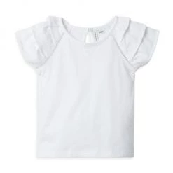 Janie And Jack Little Girl's & Girl's Tiered Ruffle-Sleeve Top For Kids