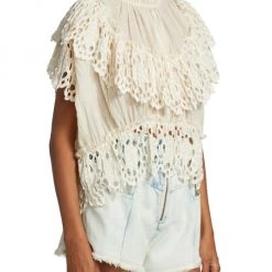 Sea Elise Eyelet Flutter-Sleeve Top -Janie and Jack And Sea Sales 2022 unnamed file 813