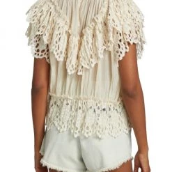 Sea Elise Eyelet Flutter-Sleeve Top -Janie and Jack And Sea Sales 2022 unnamed file 814