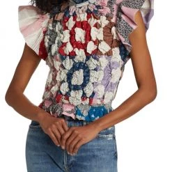Sea Nohr Quilted Flutter-Sleeve Top -Janie and Jack And Sea Sales 2022 unnamed file 826