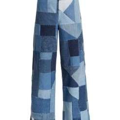 Sea Diego Patchwork Denim Pants