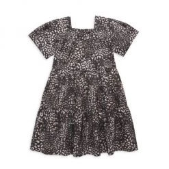Sea Little Girl's & Girl's Calla Cheetah-Print Dress For Kids